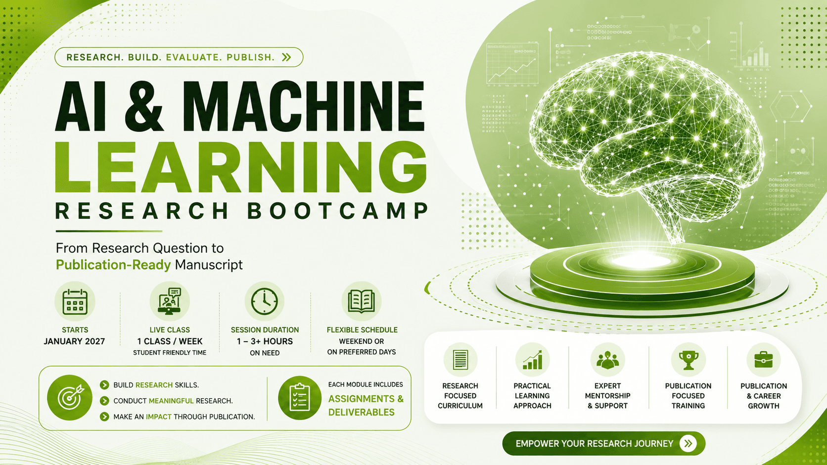 AI & Machine Learning Research Bootcamp